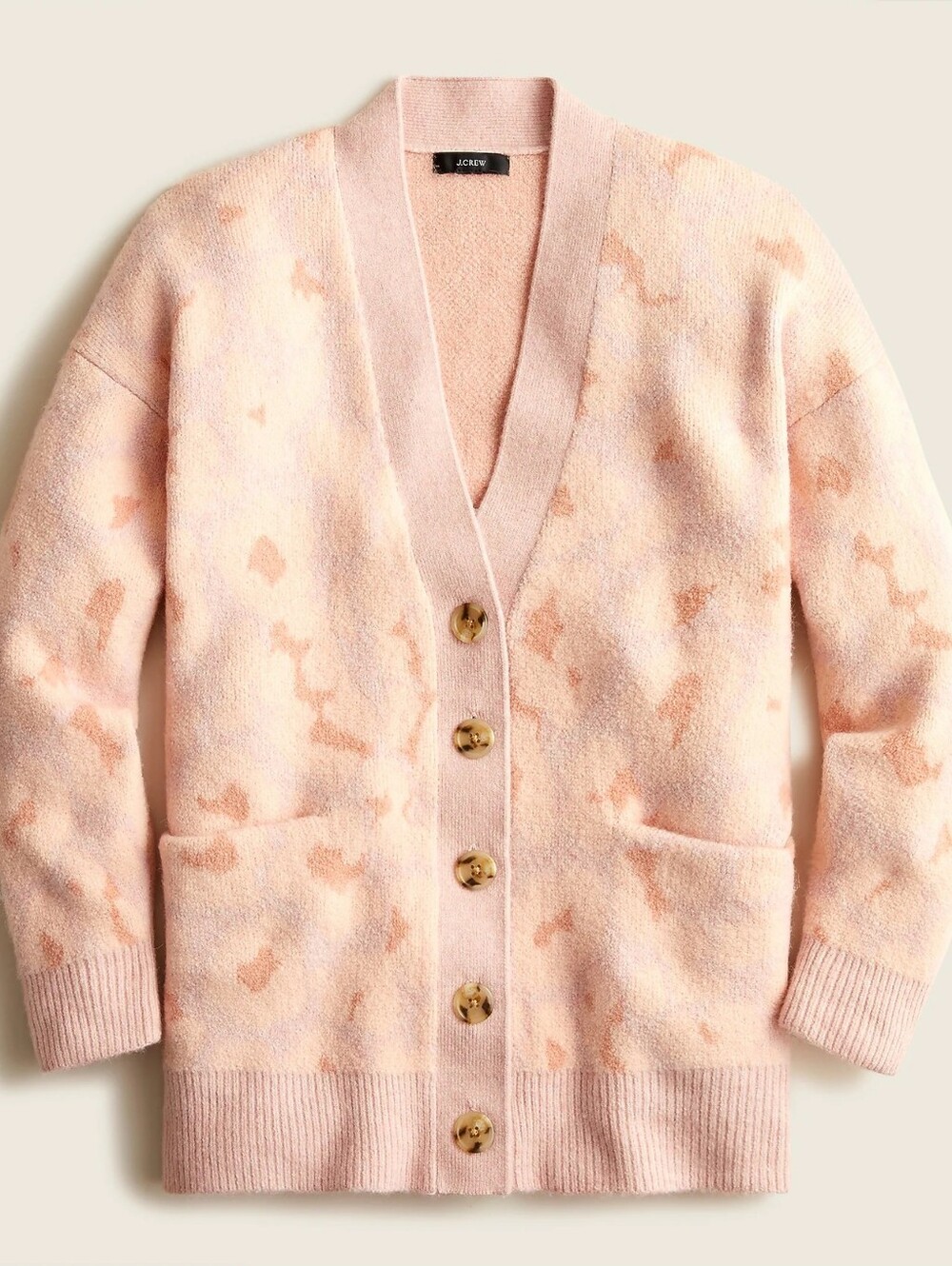 Relaxed Cardigan In Leopard